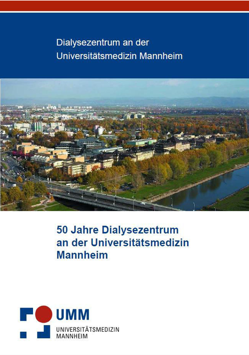 Flyer 50 Jahre Dialyse Uniklinik Mannheim