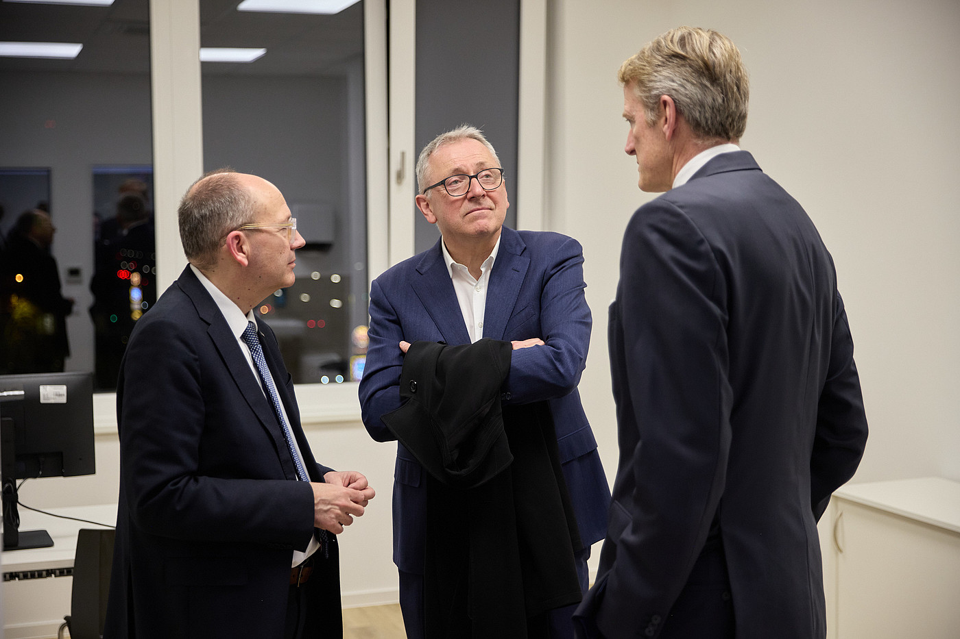 Hochrangige Gäste im Gespräch